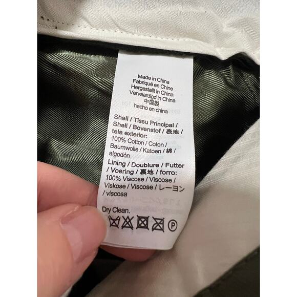 NWT J. Crew Men's Ludlow Slim-Fit Suit Dress Pant Italian Dark Olive Size 33x34 - Picture 7 of 16